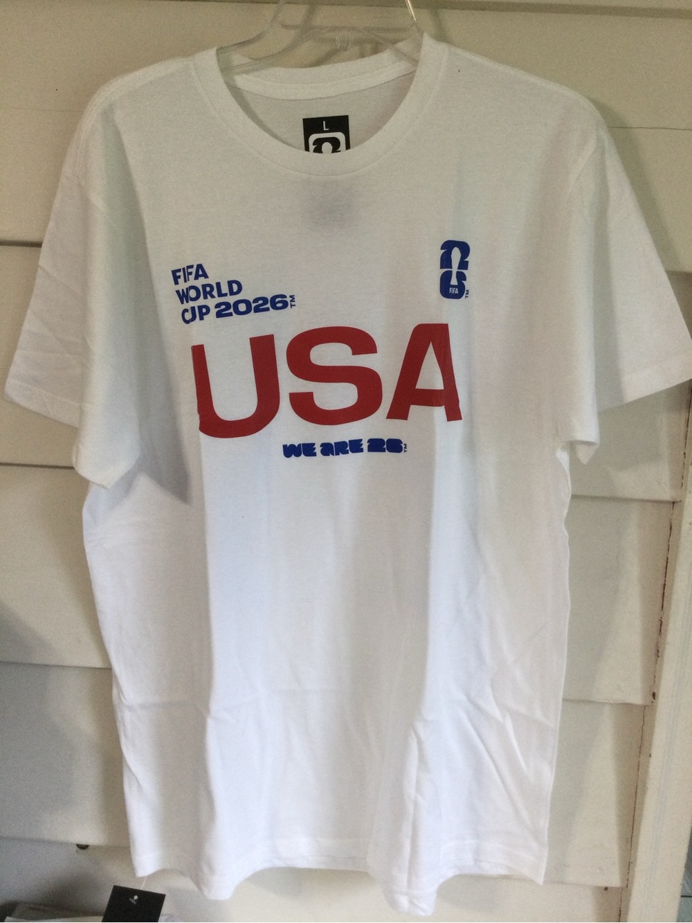 USA Graphic Short Sleeve Tee - White fifa